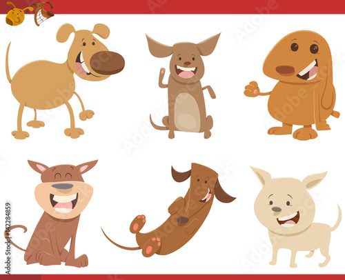 cute dog characters set © Igor Zakowski