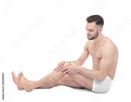 Young man suffering from pa...