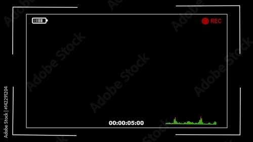Camera viewfinder
Camera viewfinder with alpha channel in loop mode 4k