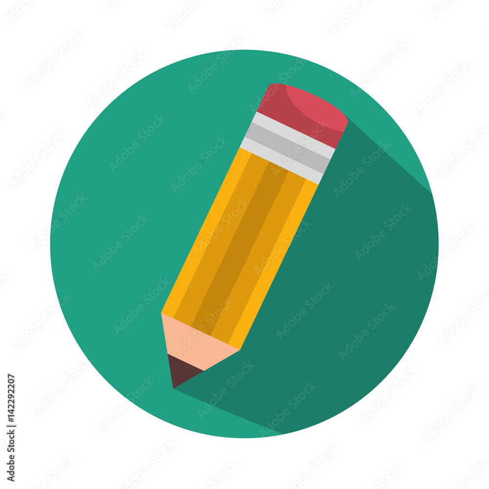 pencil school supply isolated icon vector illustration design pencil school supply isolated icon vector illustration design