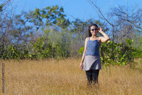 Lady relax portrait photo