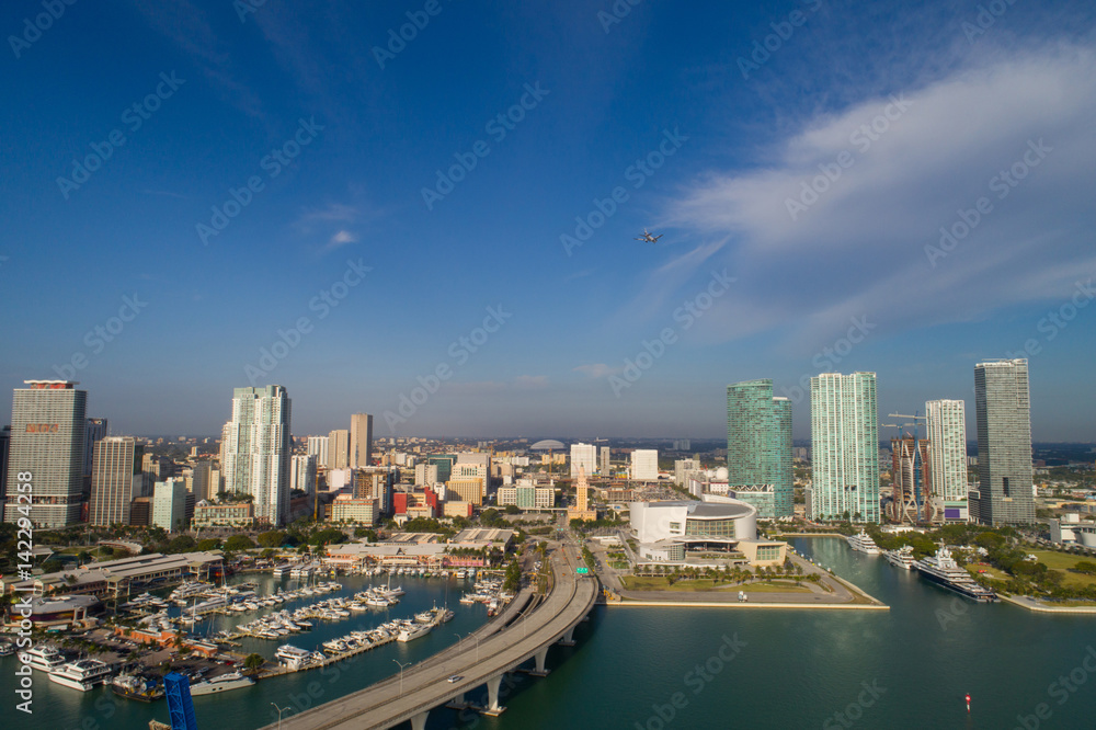 Aerial image of Downtown Miami