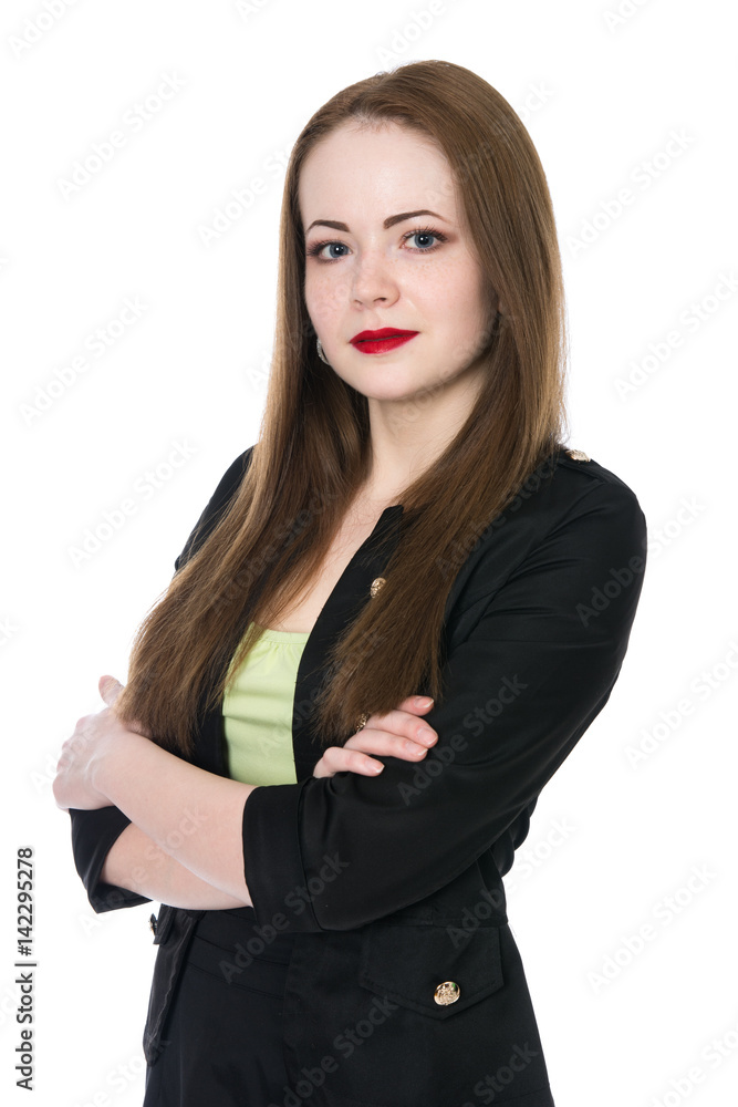 Portrait of a young business woman Portrait of a young business woman