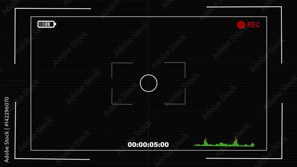 Camera Recording Screen with alpha channel, 4k Camera Recording Screen with alpha channel, 4k
