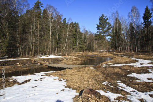 Месяц март. Подмосковье.