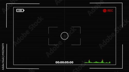 Camera Recording Screen with alpha channel, 4k