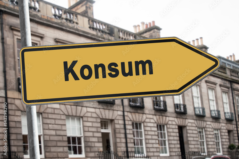 Schild 238 - Konsum