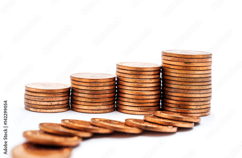 Saving money and account finance concept isolated Saving money and account finance concept isolated