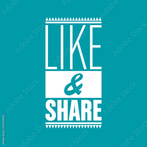 like and share