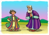 New colored clothes of Joseph