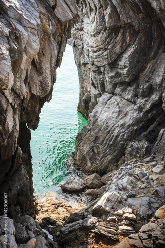 seascape, channel to the sea 