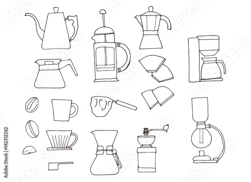 illustration of coffee item