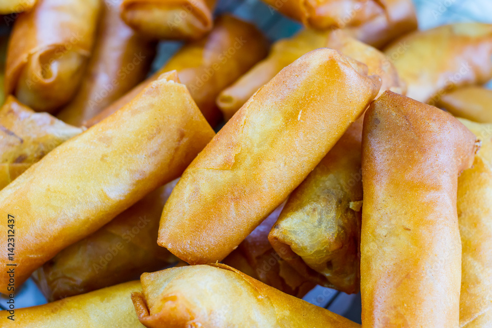 Deep flied spring rolls Deep flied spring rolls