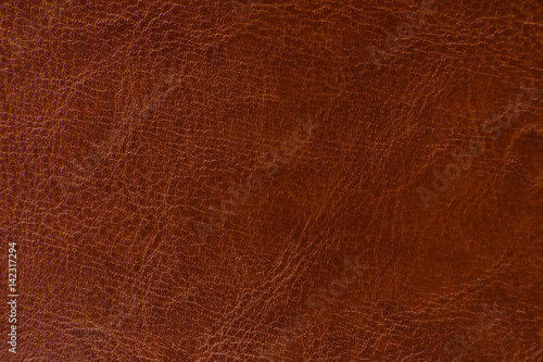Brown leather texture as background