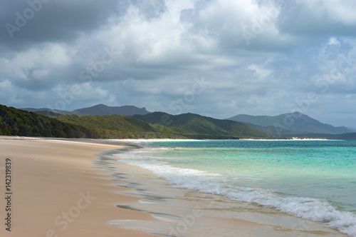 Tropical island beach Summer background © Olga K