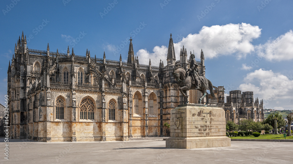Portugal, Batalha. Monastery of Santa Maria da Vitoria , and better known to us all as da Batalha Monastery,  one of the most beautiful works of Portuguese and European architecture