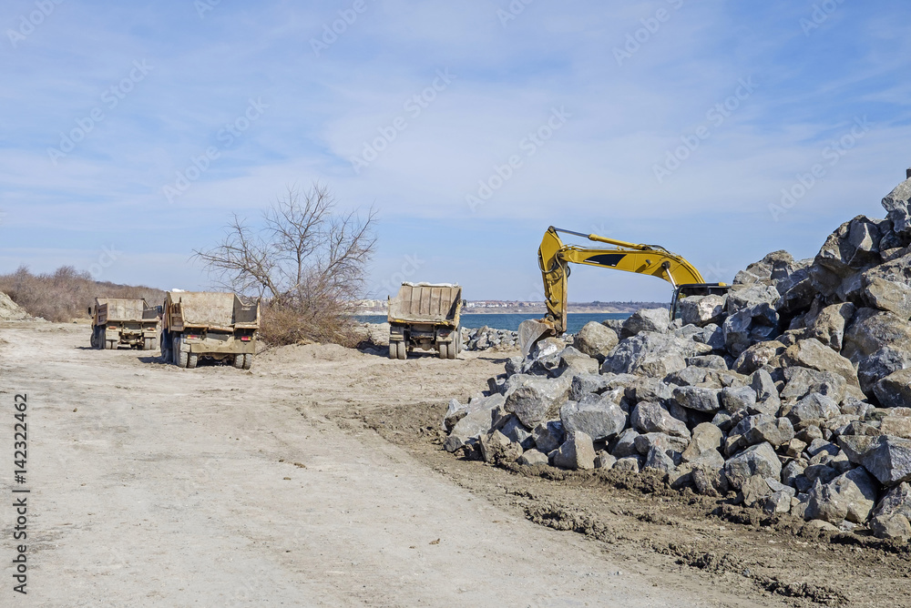 Obraz premium Road construction