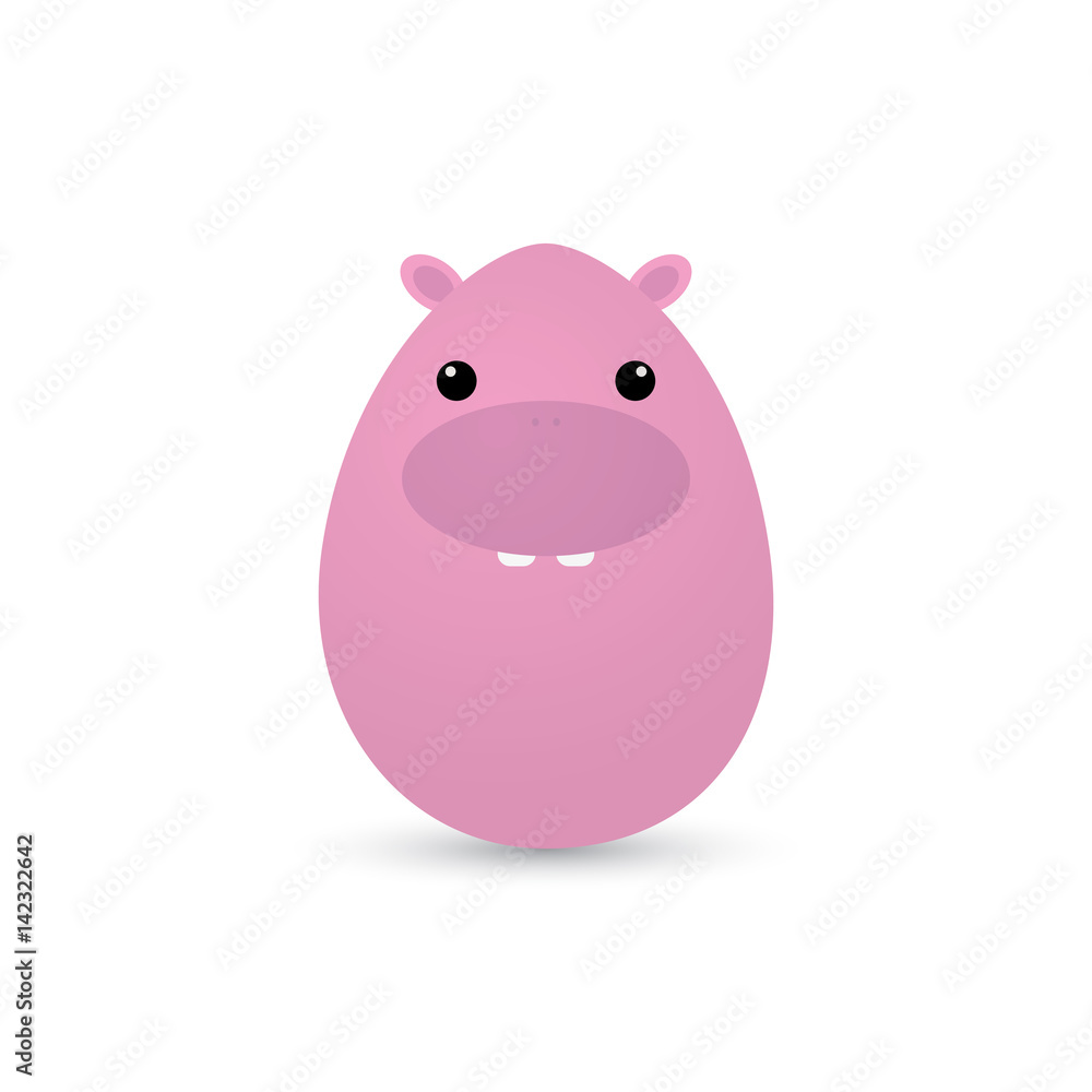 Easter Hippo Egg Easter Hippo Egg