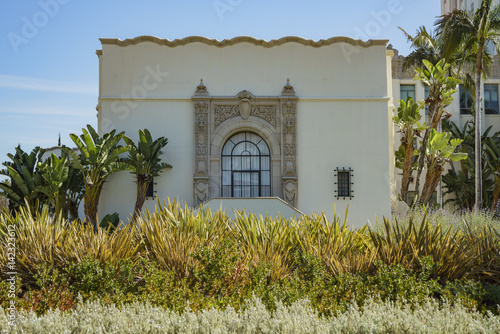 Beautiful scene around Beverly Hills city hall photo