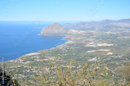 Monte Cofano visto da Erice