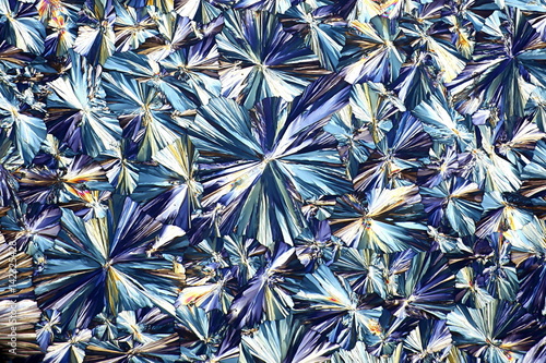 Crystals of a common painkiller, Aspirin