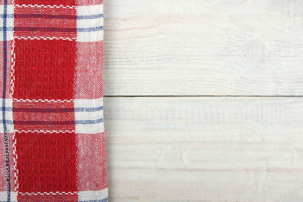 Red checkered napkin Red checkered napkin