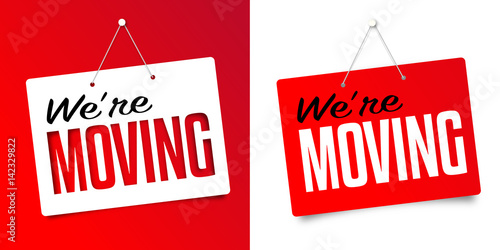 We're moving