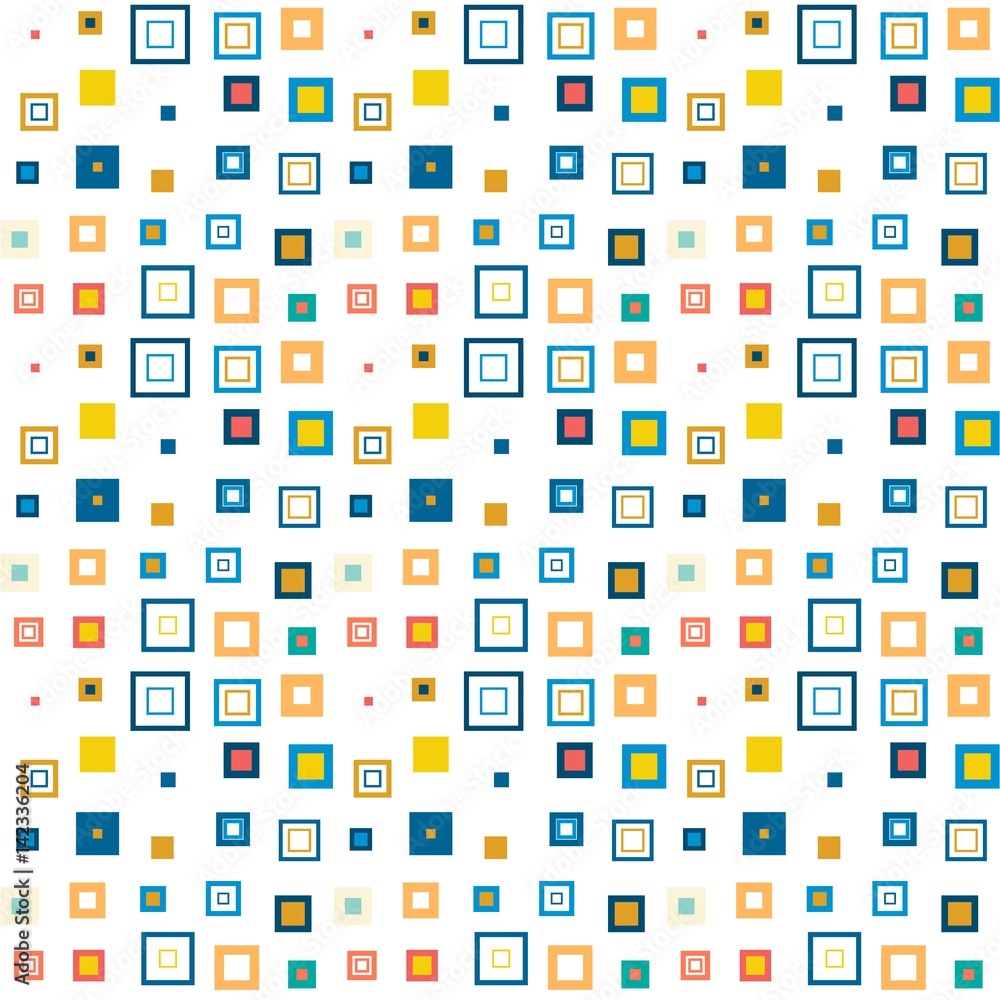 Art geometric pattern from different rectangles. Modern colorful background for your business slide presentation. Vector illustration Art geometric pattern from different rectangles. Modern colorful background for your business slide presentation. Vector illustration