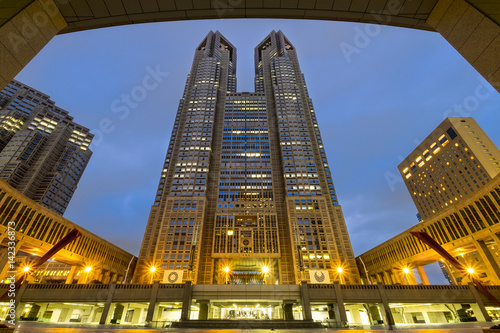 Photography TOKYO, JAPAN : November 26, 2016 : Cityscape amongst Tokyo Metropolitan Governme