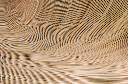 nature background of brown handicraft weave texture rattan surfac photo