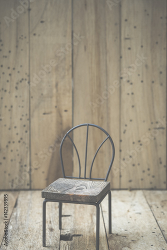 mini wooden chair with wood...