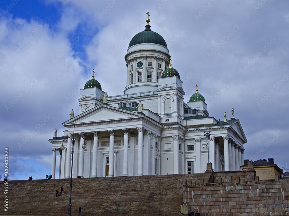 Helsinki Cathedral, Helsinki, Finland, Side shot