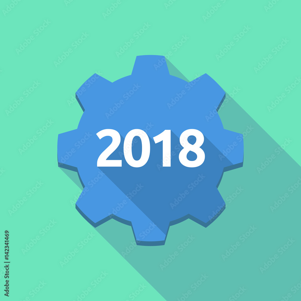 Long shadow gear with the number 2018 Long shadow gear with the number 2018