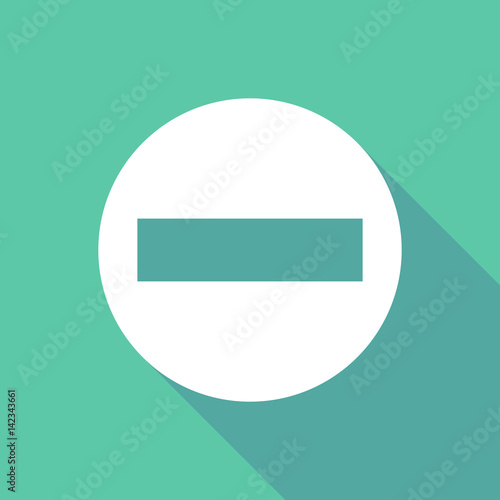Illustration of   a no trespassing signal