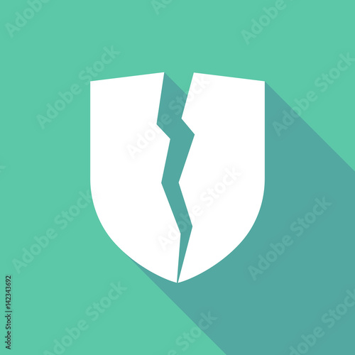 Illustration of  a broken shield