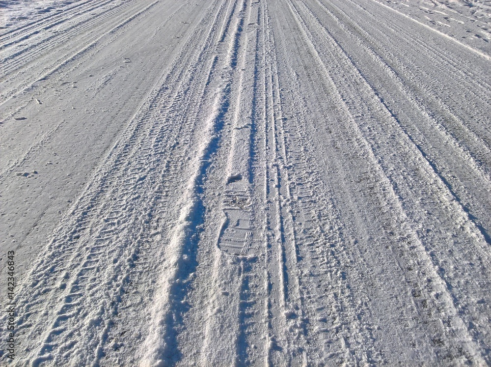 Snow Slippery Road Snow Slippery Road