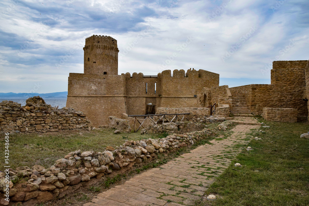 Naklejka premium La Fortezza Aragonese di Le Castella, Calabria 