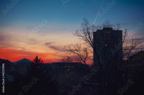 Small Balkan Town Evening