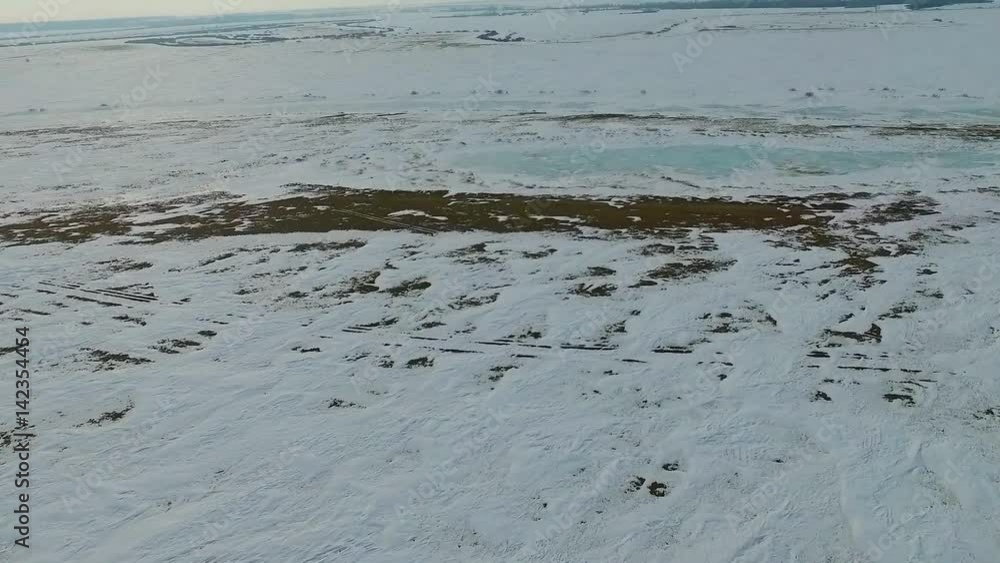 Aerial ice and snow Aerial ice and snow