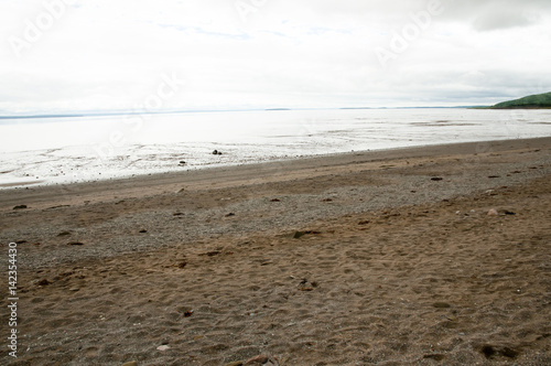 Low Tide Beach on Bay of Fundy - New Brunswick - Canada