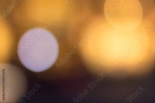 Blurred and defocused abstract background with soft multicolored bokeh circles, overlay concept.