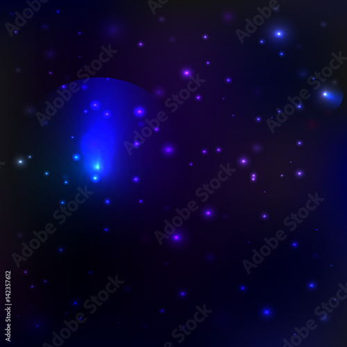 space  vector background