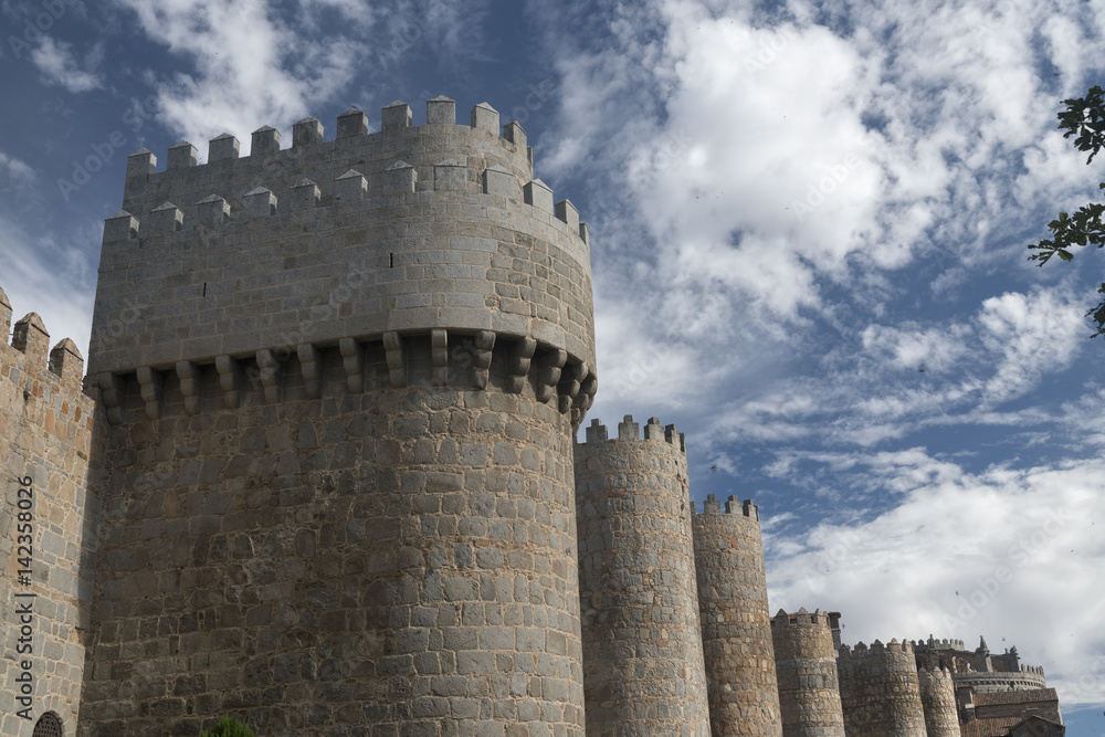 Avila (Castilla y Leon, Spain): walls Avila (Castilla y Leon, Spain): walls