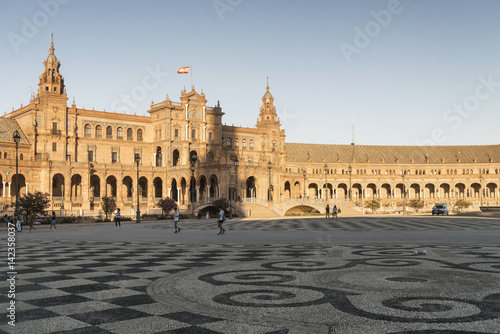 Sevilla (Andalucia, Spain): Plaza de Espana