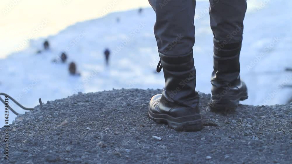 mens boots closeup mens boots closeup