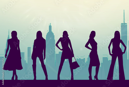 group of business women
