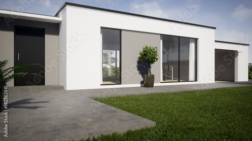 Perspective 3d maison 01