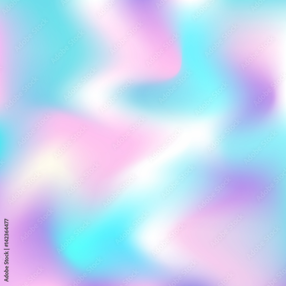 Vector holographic abstract background in neon colors