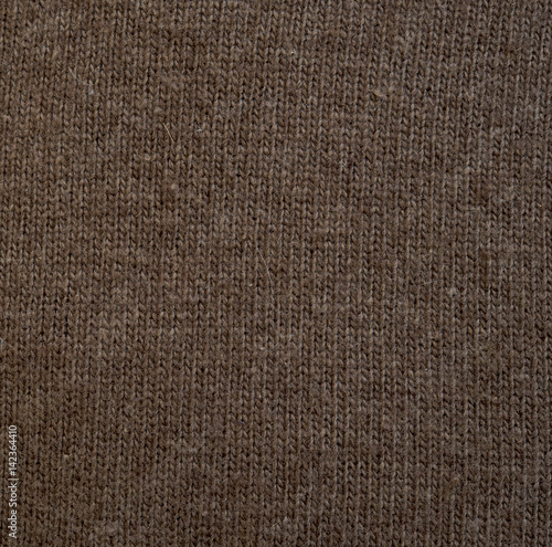 Brown knitting wool texture background.