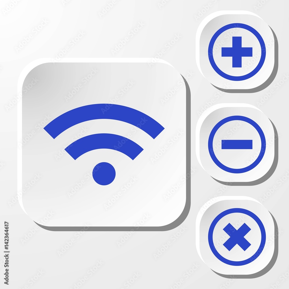 wifi icon stock vector illustration flat design wifi icon stock vector illustration flat design